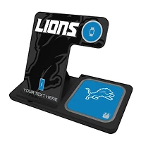 Detroit Lions Personalized 3-in-1 Charging Station