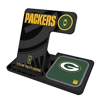 Green Bay Packers Personalized 3-in-1 Charging Station