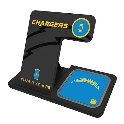 Los Angeles Chargers Personalized 3-in-1 Charging Station