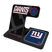 New York Giants Personalized 3-in-1 Charging Station