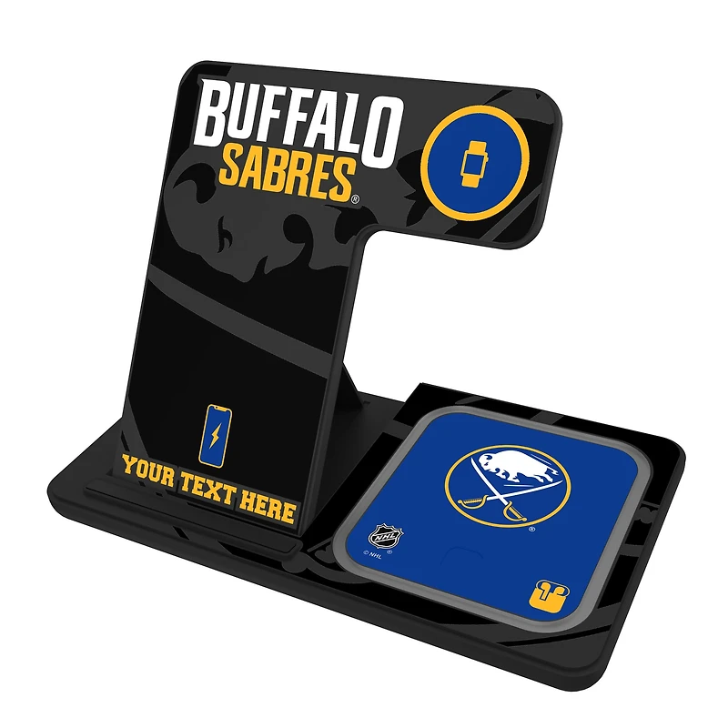 Buffalo Sabres Personalized 3-in-1 Charging Station