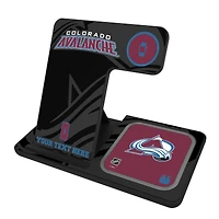 Colorado Avalanche Personalized 3-in-1 Charging Station