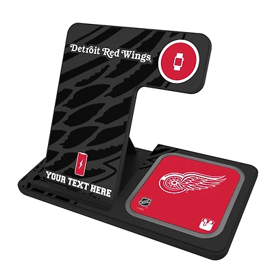 Detroit Red Wings Personalized 3-in-1 Charging Station