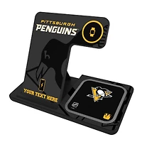 Pittsburgh Penguins Personalized 3-in-1 Charging Station