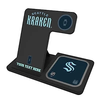 Seattle Kraken Personalized 3-in-1 Charging Station