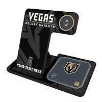 Vegas Golden Knights Personalized 3-in-1 Charging Station