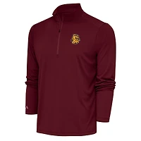 Men's Antigua Maroon Minnesota Duluth Bulldogs Tribute Quarter-Zip Top