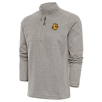 Men's Antigua Oatmeal Minnesota Duluth Bulldogs Course Quarter-Zip Pullover Top