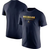 Men's Jordan Brand  Navy Michigan Wolverines 2023 Sideline Performance T-Shirt