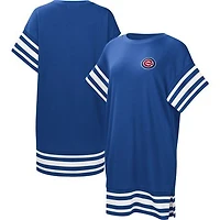 Women's Touch  Royal Chicago Cubs Cascade T-Shirt Dress