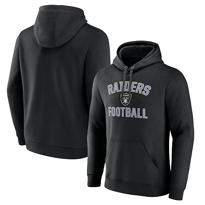 Men's Fanatics  Black Las Vegas Raiders Between the Pylons Pullover Hoodie