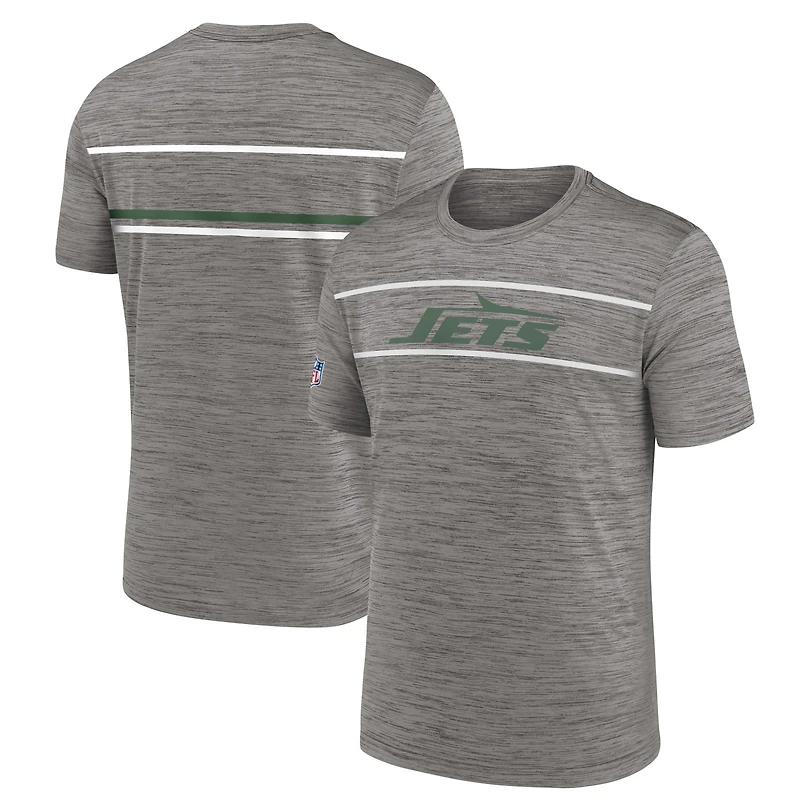 Men's Nike Heather Charcoal New York Jets Legacy Sideline Performance T-Shirt
