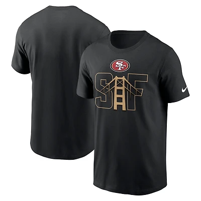 Men's Nike  Black San Francisco 49ers Local Essential T-Shirt