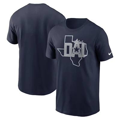 Men's Nike Navy Dallas Cowboys Local Essential T-Shirt