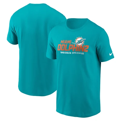Men's Nike  Aqua Miami Dolphins Local Essential T-Shirt