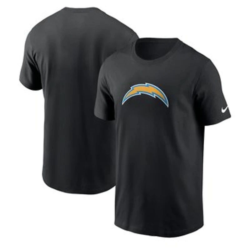 Men's Nike Black Los Angeles Chargers Logo Essential T-Shirt