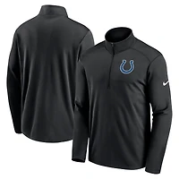 Men's Nike Black Indianapolis Colts Agility Pacer Performance Half-Zip Top
