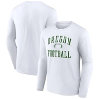 Men's White Oregon Ducks First Sprint Team Long Sleeve T-Shirt