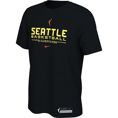 Men's Nike  Black Seattle Storm On-Court Legend Essential Practice Performance T-Shirt