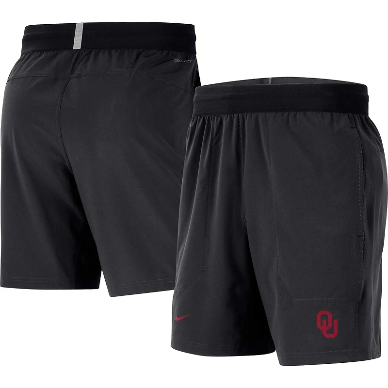 Men's Nike  Black Oklahoma Sooners Player Performance Shorts