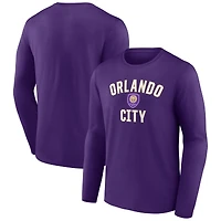 Men's Purple Orlando City SC Victory Arch Long Sleeve T-Shirt