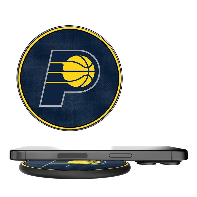 Indiana Pacers Solid Design 10-Watt Wireless Phone Charger