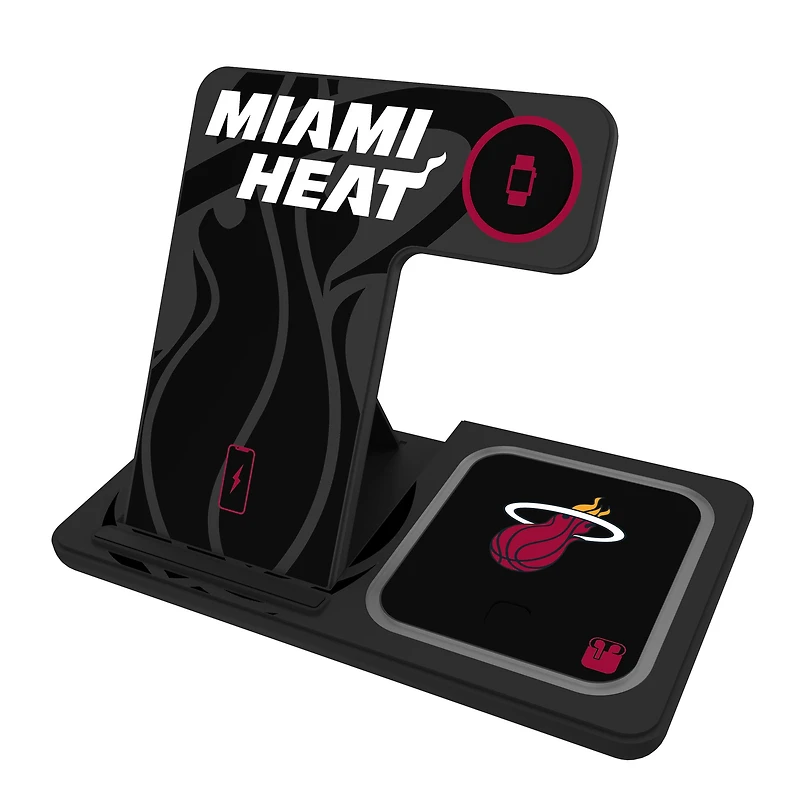 Keyscaper Miami Heat 3-In-1 Wireless Charger