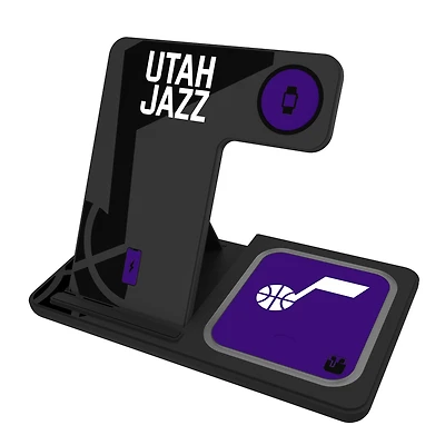 Keyscaper Utah Jazz 3-In-1 Wireless Charger