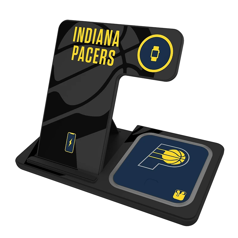 Keyscaper Indiana Pacers 3-In-1 Wireless Charger