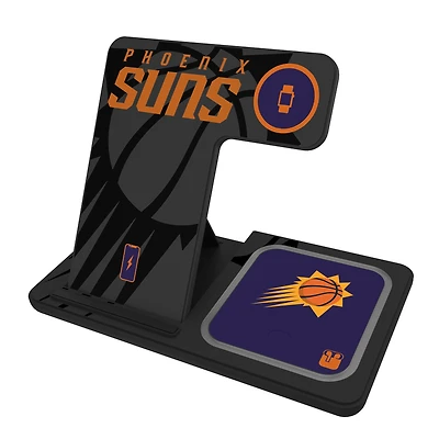 Keyscaper Phoenix Suns 3-In-1 Wireless Charger