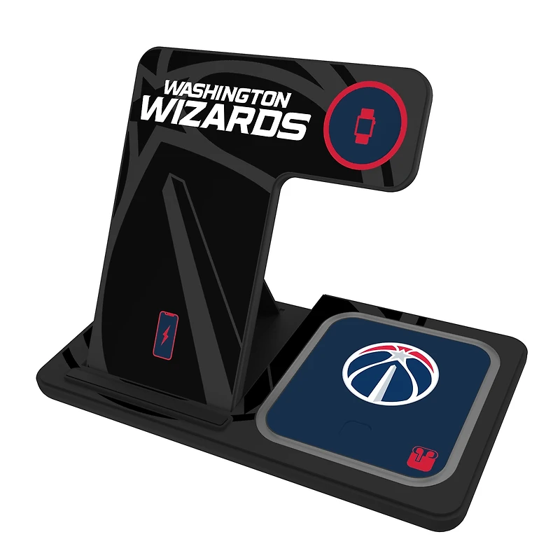 Keyscaper Washington Wizards 3-In-1 Wireless Charger
