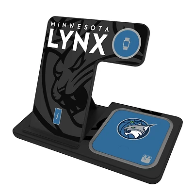Keyscaper Minnesota Lynx 3-In-1 Wireless Charger