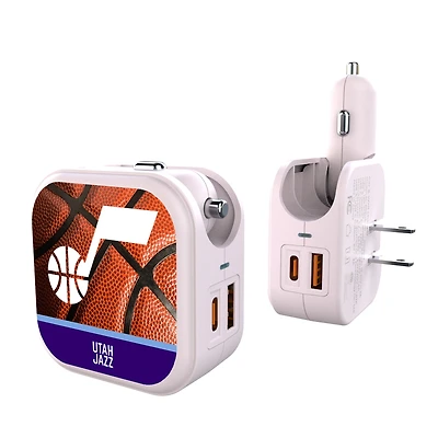 Utah Jazz Basketball Design USB Charger