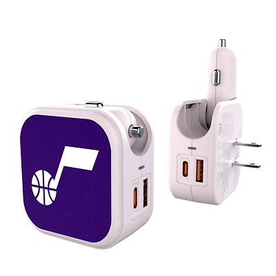 Utah Jazz Solid Design USB Charger