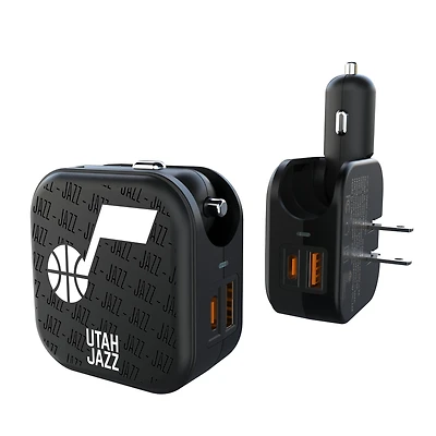 Utah Jazz Text Design USB Charger