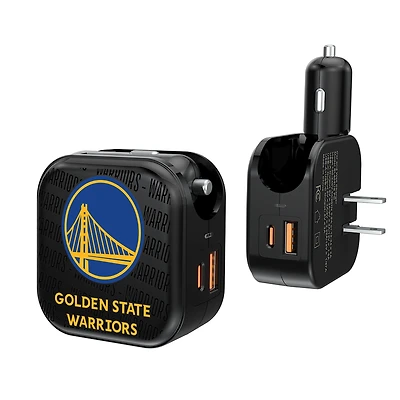 Golden State Warriors Text Design USB Charger