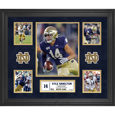 Kyle Hamilton Notre Dame Fighting Irish Framed 5-Photo Collage