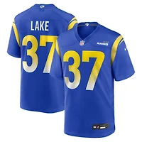 Men's Nike Quentin Lake Royal Los Angeles Rams Game Player Jersey