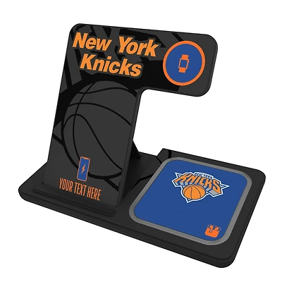 New York Knicks Personalized 3-in-1 Charging Station
