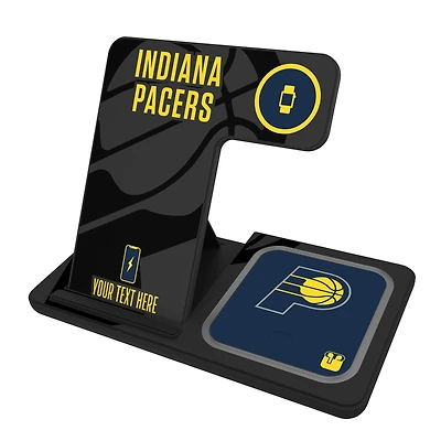 Indiana Pacers Personalized 3-in-1 Charging Station