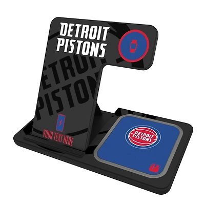 Detroit Pistons Personalized 3-in-1 Charging Station