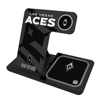 Las Vegas Aces Personalized 3-in-1 Charging Station