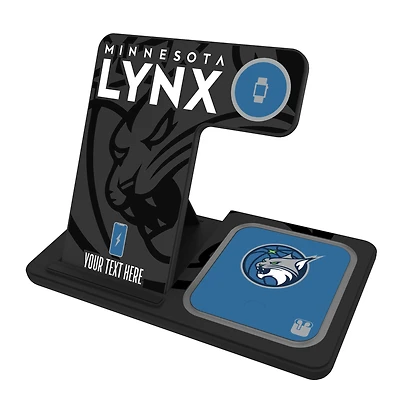 Minnesota Lynx Personalized 3-in-1 Charging Station