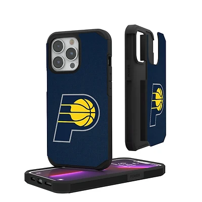 Indiana Pacers Solid Design iPhone Rugged Case