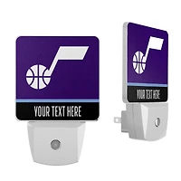 Utah Jazz Personalized Two-Piece Nightlight Set