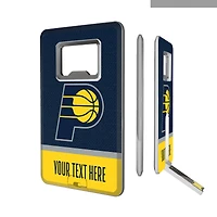 Indiana Pacers Personalized Credit Card USB Drive & Bottle Opener