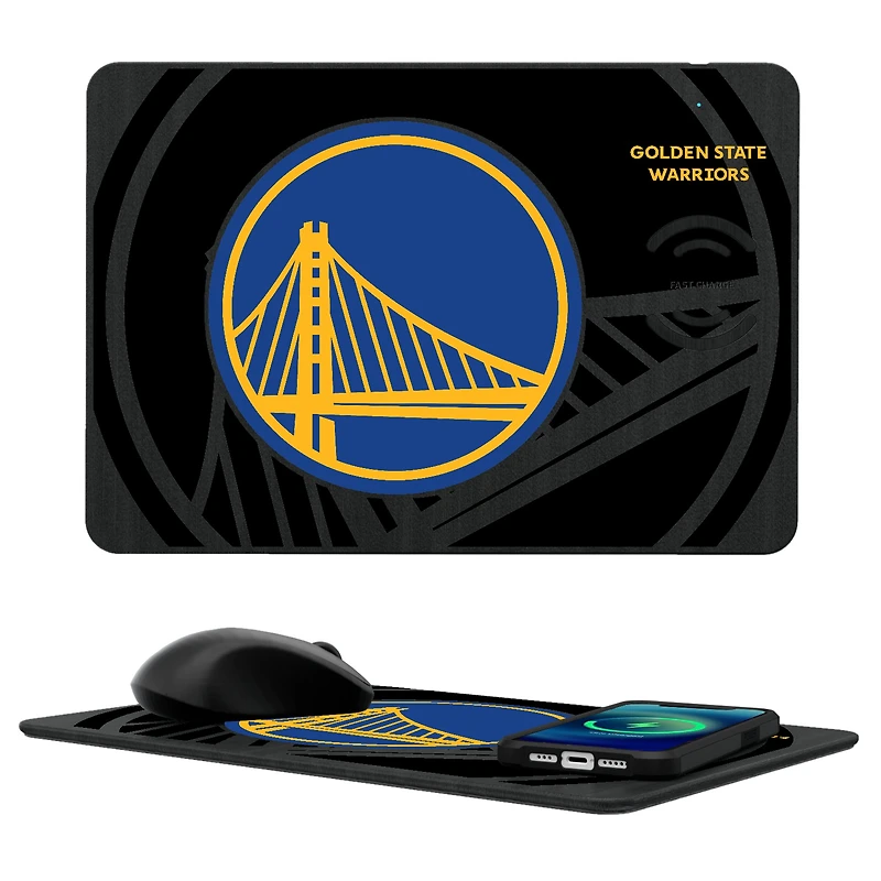Golden State Warriors Wireless Charger & Mouse Pad
