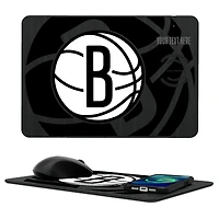 Brooklyn Nets Personalized Wireless Charger & Mouse Pad