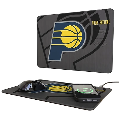 Indiana Pacers Personalized Wireless Charger & Mouse Pad