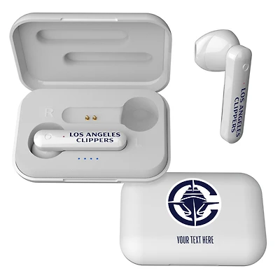 LA Clippers Personalized Insignia Design Wireless Earbuds